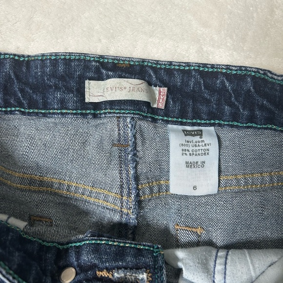 Levi's Dark Blue Denim Pencil Skirt - Picture 3 of 6